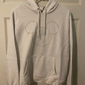 White Mickey Mouse Hoodie